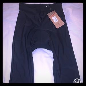 Black padded biking shorts size small